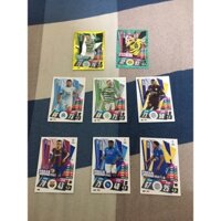 Set 20 thẻ Topps Match Attax UEFA Champions League,UEFA Europa League các mùa