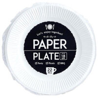 Set 22 Đĩa Giấy Dùng 1 Lần (18cm )