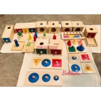 sét 23 món giáo cụ montessori 03 bản quốc tế, giáo cụ montessori