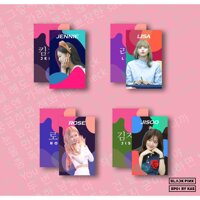 Set 240 card 4 thành viên BlackPink BP01 Hình data Limit - 80card chia đều 4TV