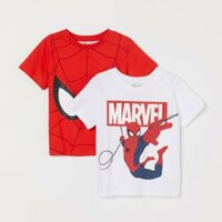 Set 2C ÁO CỘC TAY Spiderman _ HM dư xịn mẫu 2024
