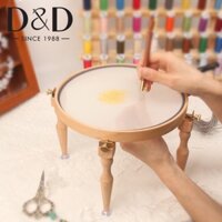 Set 3 / 4 Giá Đỡ Khung Thêu Tranh Chữ Thập Thủ Công Bằng Gỗ Có Thể Điều Chỉnh
