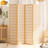 Set 3-6 Vách bình phong gỗ TTG FURNITURE phong cách Nhật Bản, Hàn Quốc cao cấp