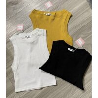 set 3 áo ba lỗ croptop