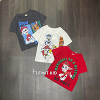 Set 3 áo chó cứu hộ bé trai 90-150