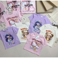 SET 3 ÁO KITTY HỒNG