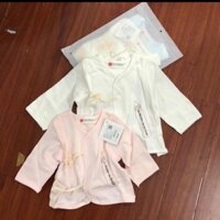 Set 3 áo sơ sinh dài tay