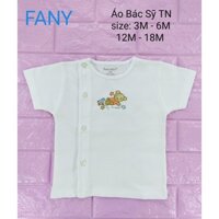 Set 3 áo sơ sinh tay ngắn Fany cài bên