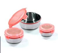 SET 3 ÂU KLICKBOX đến từ thương hiệu KING có nắp nhựa - hàng nội địa Đức