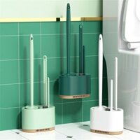 Set 3 Bàn Chải Toilet, Chổi Vệ Sinh Bồn Cầu Gắn Tường, Cọ Toilet Cao Cấp Sang Trọng