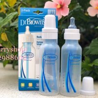 Set 3 bình DR Brown Xanh dương 120ml, 250ml