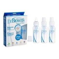 SET 3 Bình sữa Dr Brown's cổ thường 8oz (240ml)