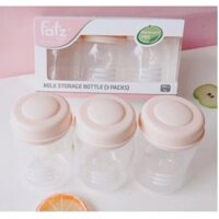 Set 3 bình trữ sữa cổ rộng Fatz Baby (150ml)