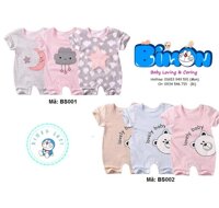 Set 3 Bộ Bodysuit Tay Ngắn Cho Bé Yêu