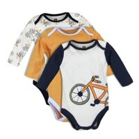 Set 3 Body Suit Dài Tay Cho Bé Xuất Dư Xịn BeLiTi