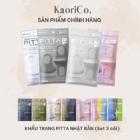 [Set 3 cái] Khẩu trang Pitta Mask Nhật Bản