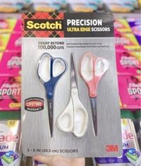 Set 3 cây kéo Scotch Precision Ultra Edge Scissor