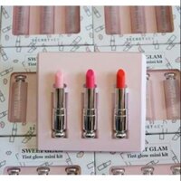 Set 3 Cây Son Dưỡng Secret Key Sweet Glam Tint Glow Mini Kit