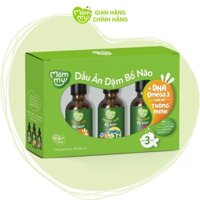 set 3 chai dầu ăn dặm bổ não mawmmy (30ml x3)