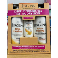 [Set 3 chai-Hàng Mỹ 🇺🇸] Sữa Dưỡng Thể Dành Cho Da Khô Jergens Ultra Healing
