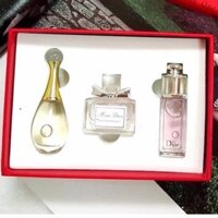 Set 3 chai nước hoa mini DIOR