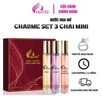 SET 3 CHAI NƯỚC HOA NỮ CHARME MINI 10ML
