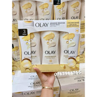 Set 3 chai sữa tắm Olay vàng Advanced Moisture 700ml (Mỹ)