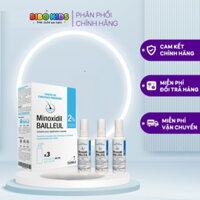 Set 3 chai xịt mọc tóc Minoxidil Bailleul 2%