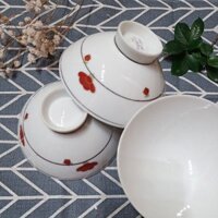 Set 3 chén gốm hoa S0720-056