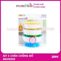 SET 3 CHÉN/BÁT CHỐNG ĐỔ MK49003 MUNCHKIN