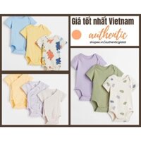 Set 3 chiếc Bodysuit tay ngắn cho bé