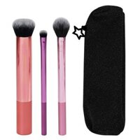 Set 3 Cọ REAL TECHNIQUES Luminous Brush Set (Cọ 221 - Cọ Shading 307 - Cọ Setting 402 - Túi)