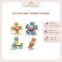 Set 3 con quay spinner 2 cánh 3 cánh 4 cánh cao cấp cho bé - Sam Kids
