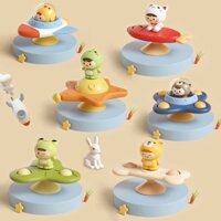 Set 3 con quay spinner, chong chóng dính tường, âm thanh vui nhộn cho bé