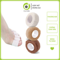 Set 3 cuộn băng quấn vải tự dính giúp giảm ma sat bảo vệ ngón tay, ngón chân hiệu quả - Doni - DOPK247 - 3 Cuộn Trắng