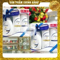 SET 3 DẦU GỘI XẢ VÀ SỮA TẮM DOVE NHẬT BẢN Hachi chính hãng