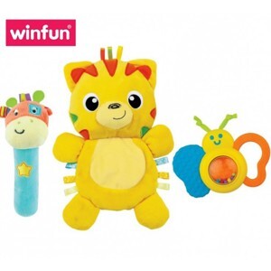 Set 3 đồ chơi cầm tay Winfun 3028 cho bé