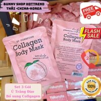 Set 3 gói Ủ Trắng Đào Bổ Sung Collagen