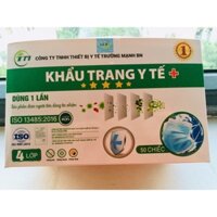 Set 3 hộp khẩu trang kháng khuẩn 4 lớp hộp 50 chiếc