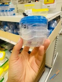 SET 3 HỘP NHỰA MINI IPURA IKEA 70ml, phi 7cm