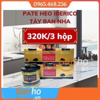 Set 3 hộp pate gan heo Tây Ban Nha Iberico Negra 3*83g - KÈM ẢNH THẬT