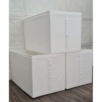 Set 3 hộp vải 31x34x33cm SKUBB IKEA