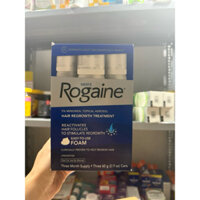 Set 3 Kem bọt mọc râu, tóc Nam Rogaine Minoxidil 5% Foam 3x60ml