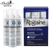 Set 3 Kem mọc râu, tóc Nam Rogaine Minoxidil 5% Foam Dạng Bọt 3x60ml - NEW