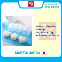 Set 3 khuôn hình gấu, sao, trái tim làm cơm bento - Nội địa Nhật Bản - 1 set