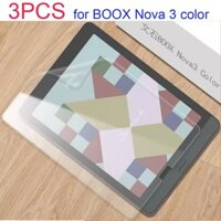 Set 3 Miếng Dán PET Mềm Bảo Vệ Màn Hình Cho ONYX Boox NOVA 3 color 7.8 '' ebook reader ebook