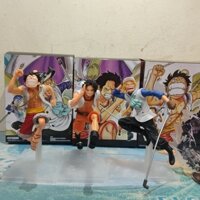 Set 3 mô hình Luffy-Ace-Sabo chạy bộ- Full box