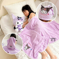 Set 3 món khăn tắm lông cừu khăn quấn đầu cho bé thêu hình nổi đáng yêu -ad