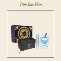 Set 3 món nước hoa nam Versace Pour Homme EDT (100ml + Mini 10ml + Túi)