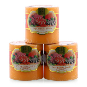 Set 3 nến thơm trụ tròn D5H5 Miss Candle FtraMart MIC4565 - 5x5cm